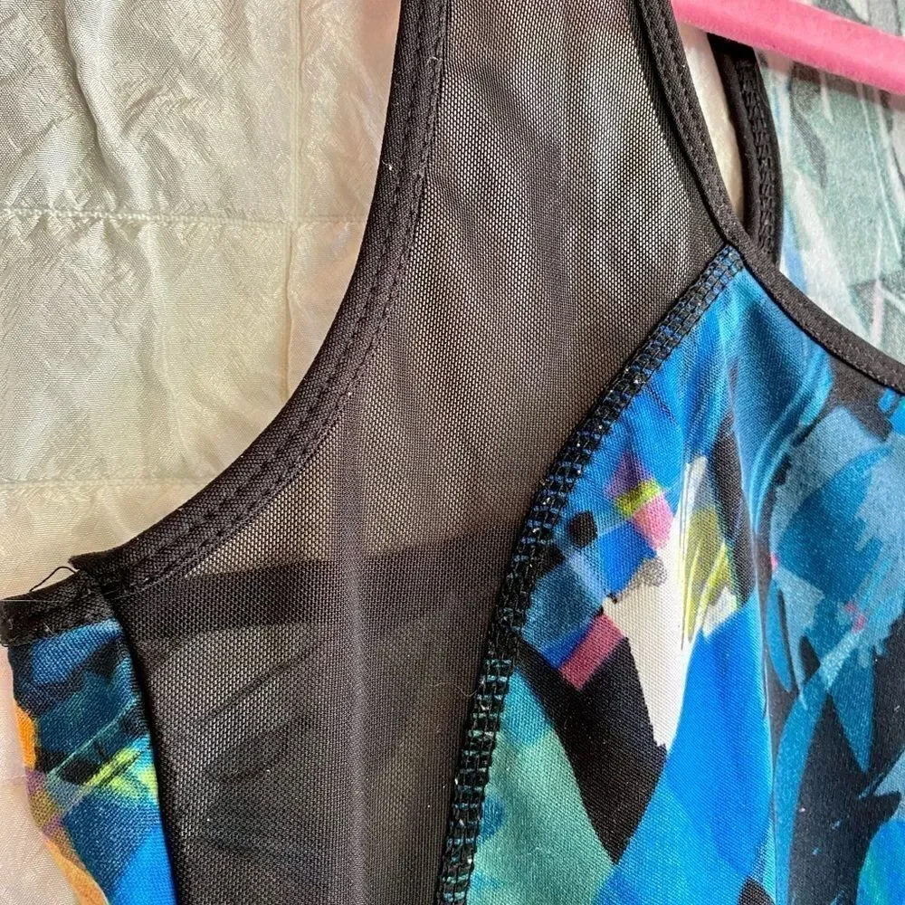 Color Splash Athletic Tracksuit – Tank & Shorts